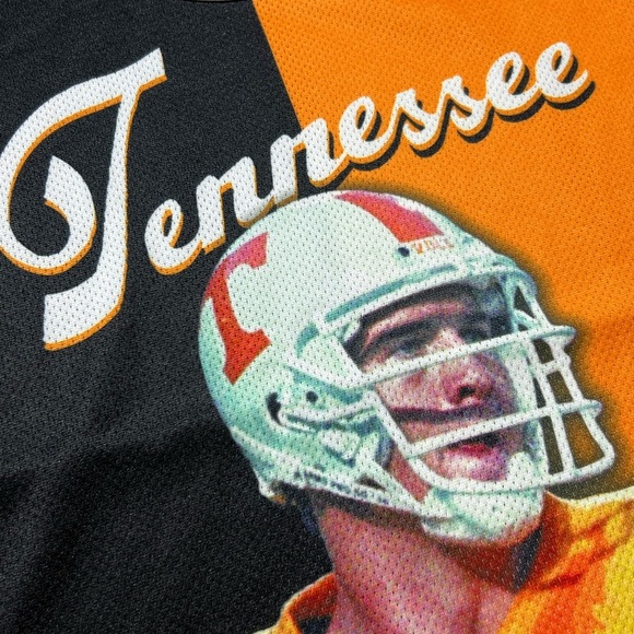 Mitchell & Ness Peyton Manning Black/Orange Tennessee Volunteers Player Tank - Picture 7 of 13